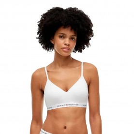 Бюстие Tommy hilfiger UW0UW06441 Bralette Lift bra - White (White) бюстие,дамско,бельо,дамски,бикини,и,танкини,tommy,hilfiger,uw0uw06441,bralette,lift,bra,white,(white)
