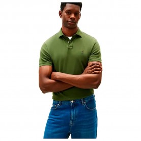 Tommy hilfiger 1985 Regular Fit short sleeve polo - Green (Mountain Pine) дамски,блузи,с,яка,мъжки,блузи,с,яка,tommy,hilfiger,1985,regular,fit,short,sleeve,polo,green,(mountain,pine)