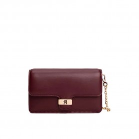Чанта Tommy hilfiger AW0AW18288 handbag - Purple (Marzemino) чанта,всички,чанти,tommy,hilfiger,aw0aw18288,handbag,purple,(marzemino)