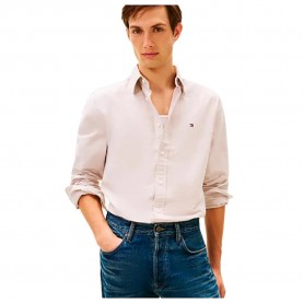 Риза с дълъг ръкав Tommy hilfiger MW0MW35774 Oxford long sleeve shirt - Beige (Safari Canvas) риза,с,дълъг,ръкав,дамски,ризи,мъжки,ризи,tommy,hilfiger,mw0mw35774,oxford,long,sleeve,shirt,beige,(safari,canvas)