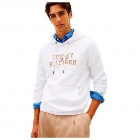 Суичър Tommy hilfiger MW0MW42528 hoodie - White (White) суичър,мъжки,пуловери,tommy,hilfiger,mw0mw42528,hoodie,white,(white)