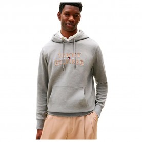 Суичър Tommy hilfiger MW0MW42528 hoodie - Grey (Medium Grey Heather) суичър,мъжки,пуловери,tommy,hilfiger,mw0mw42528,hoodie,grey,(medium,grey,heather)