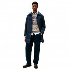 Палто Tommy hilfiger MW0MW42569 trench coat - Blue (Desert Sky) палто,мъжки,якета,tommy,hilfiger,mw0mw42569,trench,coat,blue,(desert,sky)