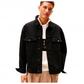 Яке Tommy hilfiger Relaxed Washed Denim Trucker jacket - Black (Black) яке,мъжки,якета,дамски,якета,и,палта,tommy,hilfiger,relaxed,washed,denim,trucker,jacket,black,(black)