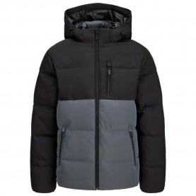 Яке Jack & jones Becks jacket - Black (Asphalt / Black Blocking) яке,мъжки,якета,дамски,якета,и,палта,jack,&,jones,becks,jacket,black,(asphalt,black,blocking)