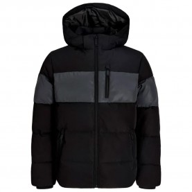 Яке Jack & jones Becks Reflective jacket - Black (Black / Reflective) яке,мъжки,якета,дамски,якета,и,палта,jack,&,jones,becks,reflective,jacket,black,(black,reflective)