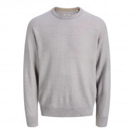 блуза,мъжки,пуловери,дамски,пуловери,jack,&,jones,blogan,knit,crew,sweater,grey,(light,grey,melange)