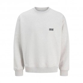 Блуза Jack & jones Colton sweatshirt - White (White Melange) блуза,детски,блузи,jack,&,jones,colton,sweatshirt,white,(white,melange)