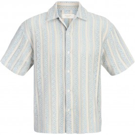 Риза с къс ръкав Jack & jones Cotedazur Bellagio Crochet short sleeve shirt - Blue (Cashmere Blue) риза,с,къс,ръкав,дамски,ризи,мъжки,ризи,jack,&,jones,cotedazur,bellagio,crochet,short,sleeve,shirt,blue,(cashmere,blue)