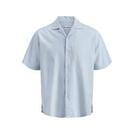 Риза с къс ръкав Jack & jones Ebreeze Linen Blend 12288661 short sleeve shirt - Blue (Celestial Blue) риза,с,къс,ръкав,дамски,ризи,мъжки,ризи,jack,&,jones,ebreeze,linen,blend,12288661,short,sleeve,shirt,blue,(celestial,blue)