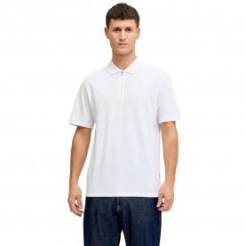 Jack & jones Ebevans short sleeve polo - White (Bright White) дамски,блузи,с,яка,мъжки,блузи,с,яка,jack,&,jones,ebevans,short,sleeve,polo,white,(bright,white)