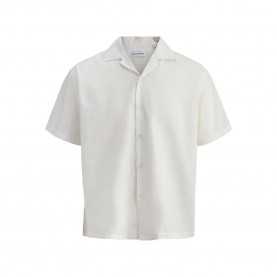 Риза с къс ръкав Jack & jones Ebreeze Linen Blend Resort short sleeve shirt - White (White) риза,с,къс,ръкав,дамски,ризи,мъжки,ризи,jack,&,jones,ebreeze,linen,blend,resort,short,sleeve,shirt,white,(white)