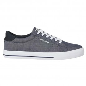 Маратонки Jack & jones Jerry Canvas trainers - Grey (Chambray Blue) маратонки,мъжки,маратонки,дамски,маратонки,jack,&,jones,jerry,canvas,trainers,grey,(chambray,blue)