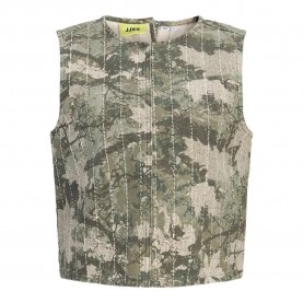 Потник Jack & jones Mabel Sille Aop JJXX Sleeveless Top - Green (Dusky Green / Forrest) потник,дамски,топове,jack,&,jones,mabel,sille,aop,jjxx,sleeveless,top,green,(dusky,green,forrest)