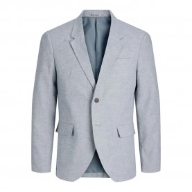 Сако Jack & jones Martin Summer Linen Blend blazer - Grey (Faded Denim) сако,детски,облекла,за,момчета,jack,&,jones,martin,summer,linen,blend,blazer,grey,(faded,denim)