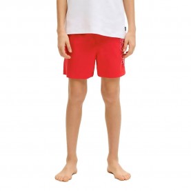 Бански гащета Jack & jones Maui Wave Logo swimming shorts - Red (True Red) бански,гащета,детски,бански,костюми,jack,&,jones,maui,wave,logo,swimming,shorts,red,(true,red)