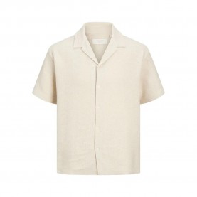 Риза с къс ръкав Jack & jones Montauk Crochet short sleeve shirt - Beige (Antique White) риза,с,къс,ръкав,дамски,ризи,мъжки,ризи,jack,&,jones,montauk,crochet,short,sleeve,shirt,beige,(antique,white)