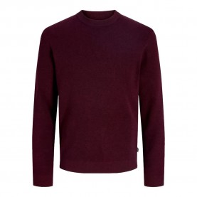 блуза,мъжки,пуловери,дамски,пуловери,jack,&,jones,milano,stitch,sweater,red,(bitter,chocolate,melange)