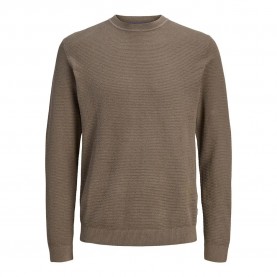 Блуза Jack & jones Riley Knit sweater - Brown (Morel) блуза,мъжки,пуловери,дамски,пуловери,jack,&,jones,riley,knit,sweater,brown,(morel)