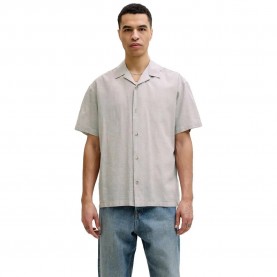Риза с къс ръкав Jack & jones Summer Linen Blend Resort short sleeve shirt - Beige (String) риза,с,къс,ръкав,дамски,ризи,мъжки,ризи,jack,&,jones,summer,linen,blend,resort,short,sleeve,shirt,beige,(string)