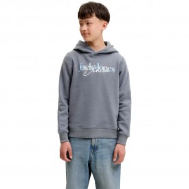Суичър Jack & jones Tom hoodie - Grey (Turbulence) суичър,детски,блузи,jack,&,jones,tom,hoodie,grey,(turbulence)