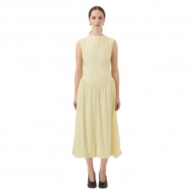 рокля,дамски,поли,и,рокли,yas,krissi,sleeveless,midi,dress,yellow,(anise,flower)