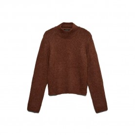 Блуза Vero moda Berry Highneck sweater - Brown (Cocoa Brown / Color Ref 4109) блуза,мъжки,пуловери,дамски,пуловери,vero,moda,berry,highneck,sweater,brown,(cocoa,brown,color,ref,4109)