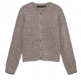 Жилетка Vero moda Doffy Stitch O-Neck Knit cardigan - Grey (Moon Rock / Melange) жилетка,мъжки,пуловери,дамски,пуловери,vero,moda,doffy,stitch,o,neck,knit,cardigan,grey,(moon,rock,melange)
