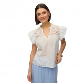 дамски,блузи,vero,moda,line,v,neck,short,sleeve,blouse,white,(snow,white)