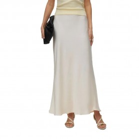 Пола Vero moda Miro High Waist Long Skirt - Beige (Gardenia) пола,дамски,поли,и,рокли,vero,moda,miro,high,waist,long,skirt,beige,(gardenia)