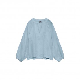 Vero moda Natali long sleeve blouse - Blue (Cashmere Blue) дамски,блузи,vero,moda,natali,long,sleeve,blouse,blue,(cashmere,blue)