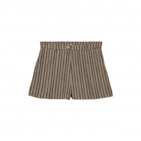 Къси панталони Vero moda Rosie shorts - Brown (Silver Mink / Black Pinstripes) къси,панталони,мъжки,панталони,дамски,панталони,vero,moda,rosie,shorts,brown,(silver,mink,black,pinstripes)