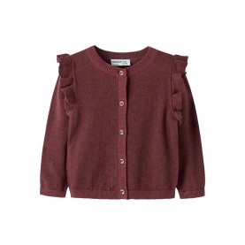 жилетка,мъжки,пуловери,дамски,пуловери,name,it,abinne,knit,cardigan,red,(wild,ginger,tone,in,tone,lurex)