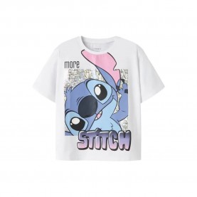 Тениска Name it Fora Stitch short sleeve T-shirt - White (Bright White) тениска,мъжки,тениски,дамски,тениски,name,it,fora,stitch,short,sleeve,t,shirt,white,(bright,white)