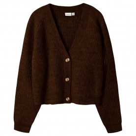 жилетка,мъжки,пуловери,дамски,пуловери,name,it,holly,boxy,short,knit,cardigan,brown,(chocolate,plum)