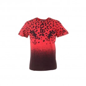 тениска,мъжки,тениски,дамски,тениски,dolce,&,gabbana,animal,print,short,sleeve,t,shirt,red,(red)