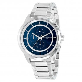 Часовник Pierre cardin CCP.5013 45mm 3ATM Quartz Analogical watch - Silver (Grey / Blue / Mineral) часовник,часовници,pierre,cardin,ccp.5013,45mm,3atm,quartz,analogical,watch,silver,(grey,blue,mineral)