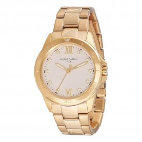 Часовник Pierre cardin CF.1009.MG 34mm 3ATM Quartz Analogical woman watch - Golden (Golden / Grey / Mineral) часовник,часовници,pierre,cardin,cf.1009.mg,34mm,3atm,quartz,analogical,woman,watch,golden,(golden,grey,mineral)