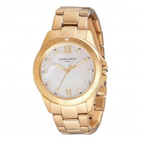 Часовник Pierre cardin CF.1009.MG.1 34mm 3ATM Quartz Analogical woman watch - Golden (Golden / White / Mineral) часовник,часовници,pierre,cardin,cf.1009.mg.1,34mm,3atm,quartz,analogical,woman,watch,golden,(golden,white,mineral)