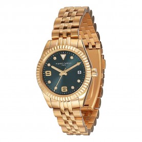 часовник,часовници,pierre,cardin,cf.1012.mg.2,28mm,3atm,quartz,analogical,woman,watch,golden,(golden,green,mineral)