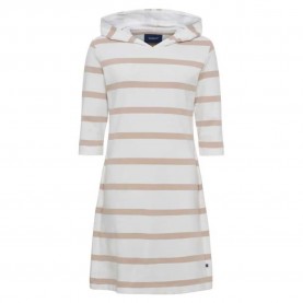 Рокля Sea ranch Ronja long sleeve dress - White (Pearl / Oxford Tan) рокля,дамски,поли,и,рокли,sea,ranch,ronja,long,sleeve,dress,white,(pearl,oxford,tan)