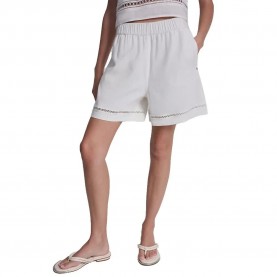 Дънки DKNY DW2100221 high waist jeans - White (Ivory) дънки,мъжки,панталони,дамски,панталони,dkny,dw2100221,high,waist,jeans,white,(ivory)