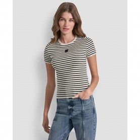 тениска,мъжки,тениски,дамски,тениски,dkny,dw7000656,short,sleeve,t,shirt,brown,(eggnog,black)