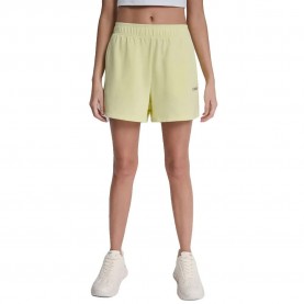 къси,панталони,мъжки,панталони,дамски,панталони,dkny,metallic,bubble,logo,smocked,high,waist,shorts,yellow,(lemon,light)
