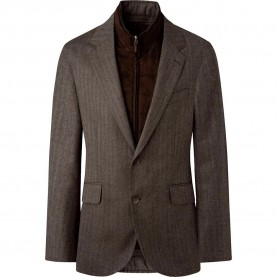 Сако Hackett HM443104 blazer - Brown (Brown) сако,мъжки,сака,hackett,hm443104,blazer,brown,(brown)