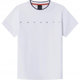 Тениска Hackett HS Essential short sleeve T-shirt - White (Optic White) тениска,мъжки,тениски,дамски,тениски,hackett,hs,essential,short,sleeve,t,shirt,white,(optic,white)