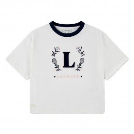 детска,тениска,мъжки,тениски,дамски,тениски,lacoste,kids,347620,short,sleeve,t,shirt,white,(farine)