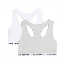 бюстие,дамско,бельо,дамски,бикини,и,танкини,g,star,d29409,01,racerback,bralette,bra,2,units,white,grey,(multi)