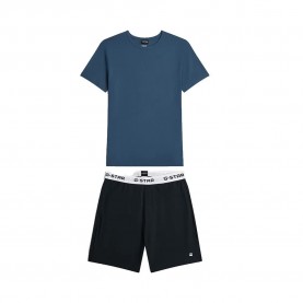 Пижама G-Star D29463-01 short sleeve pyjama - Blue (Multi 2) пижама,мъжки,пижами,g,star,d29463,01,short,sleeve,pyjama,blue,(multi,2)