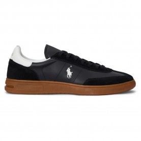 маратонки,мъжки,маратонки,дамски,маратонки,ralph,lauren,ftw,bedford,leather,trainers,black,(black,white)